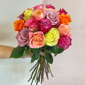 20 Mix Colors Premium Roses - Original Flowers