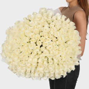 200 White Roses - Signature Flowers