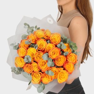 24 Orange Roses - Signature Flowers