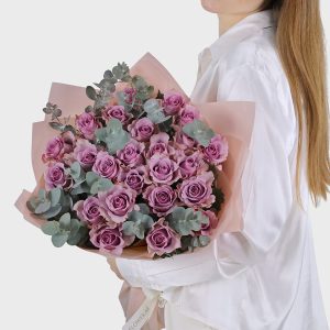 24 Purple Roses - Signature Flowers