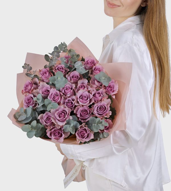 24 Purple Roses - Signature Flowers