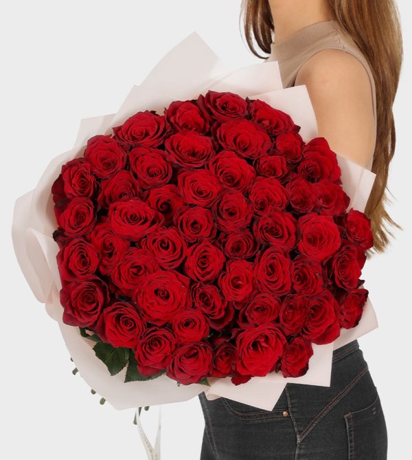 50 Red Roses - Wow! Flowers