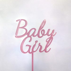 Baby Girl Topper for Flowers - Original toppers