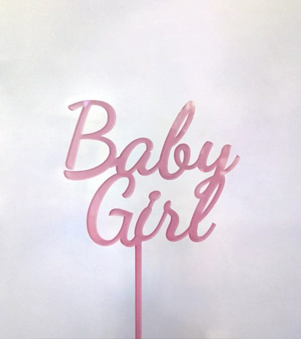 Baby Girl Topper for Flowers - Original toppers