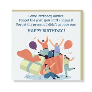 Birthday Advice Premium Card - Original Greeting & Note Cards