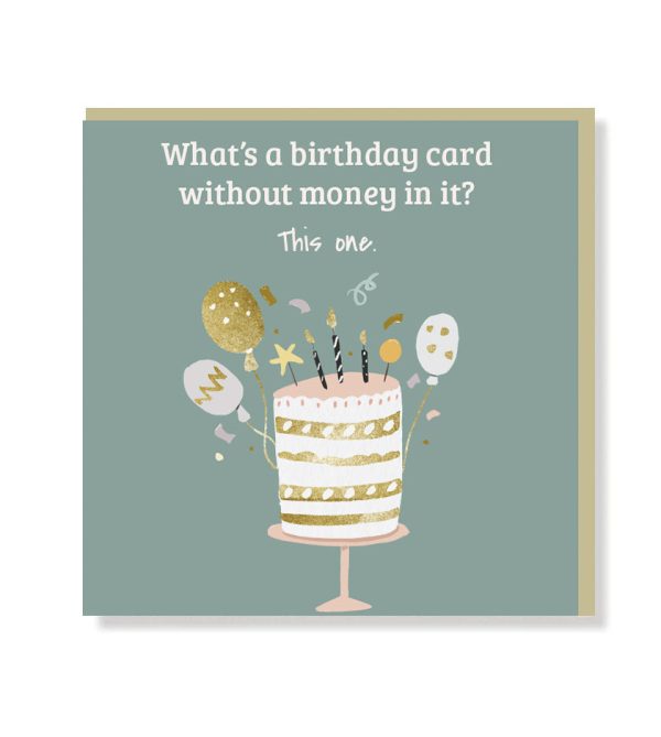 Birthday Money Premium Card - Original Greeting & Note Cards