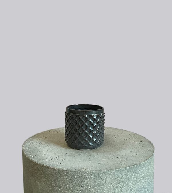 Ceramic Pot Gray - Small - Original Pots and Vases