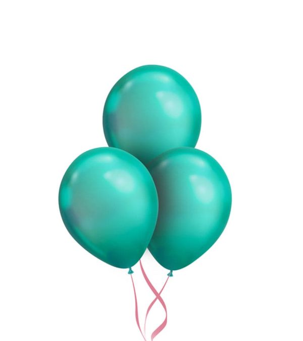 Chrome Green Balloon Package - Original Balloons