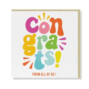 Congrats from all of us Premium Card - Original Greeting & Note Cards