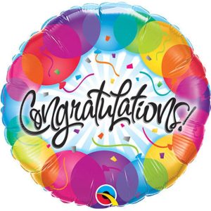 Congratulations Foil Balloon 3 - Original Balloons