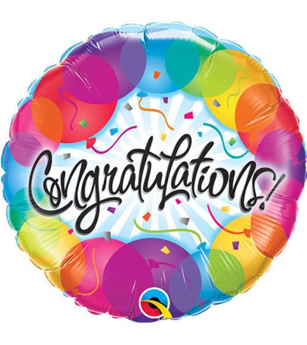 Congratulations Foil Balloon 3 - Original Balloons