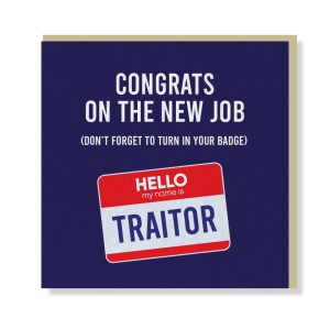 Congratulations on your New Job Premium Card - Original Greeting & Note Cards