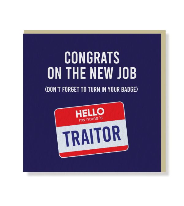 Congratulations on your New Job Premium Card - Original Greeting & Note Cards