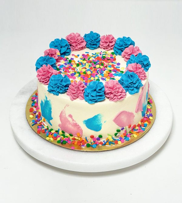 Gender Reveal Cake by Pastel Cakes - For a Baby Girl Cakes & Dessert Bars