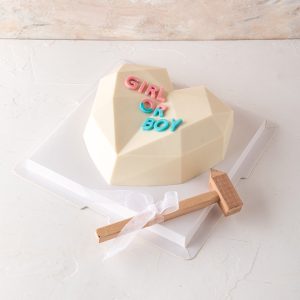 Gender Reveal Piñata Heart by NJD - Original Candy & Chocolate