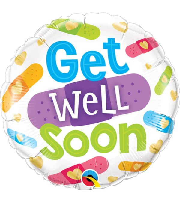 Get Well Soon Bandages Foil Balloon - Original Balloons