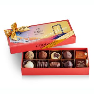 Godiva Heritage Gift Box - 10 Pcs - Signature Candy & Chocolate