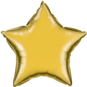 Gold Star Foil Balloon - Original Balloons