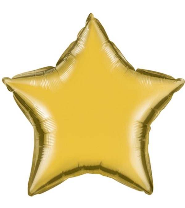 Gold Star Foil Balloon - Original Balloons