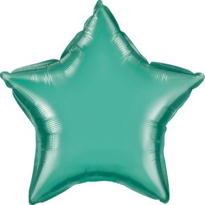 Green Star Foil Balloon - Original Balloons