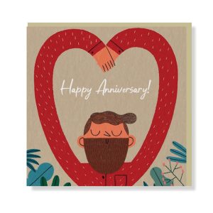 Happy Anniversary from Husband Premium Card - Original Greeting & Note Cards