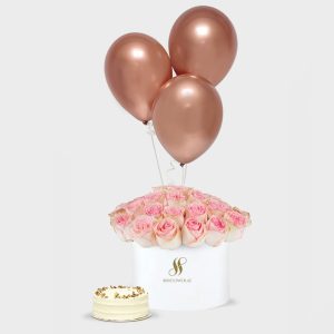 Happy Birthday Bundle (Deluxe) - Signature Fresh Cut Flowers