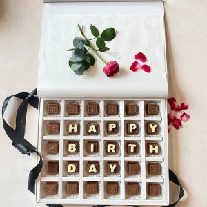 Happy Birthday Chocolate Box by NJD - Original Candy & Chocolate