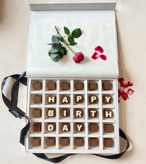 Happy Birthday Chocolate Box by NJD - Original Candy & Chocolate