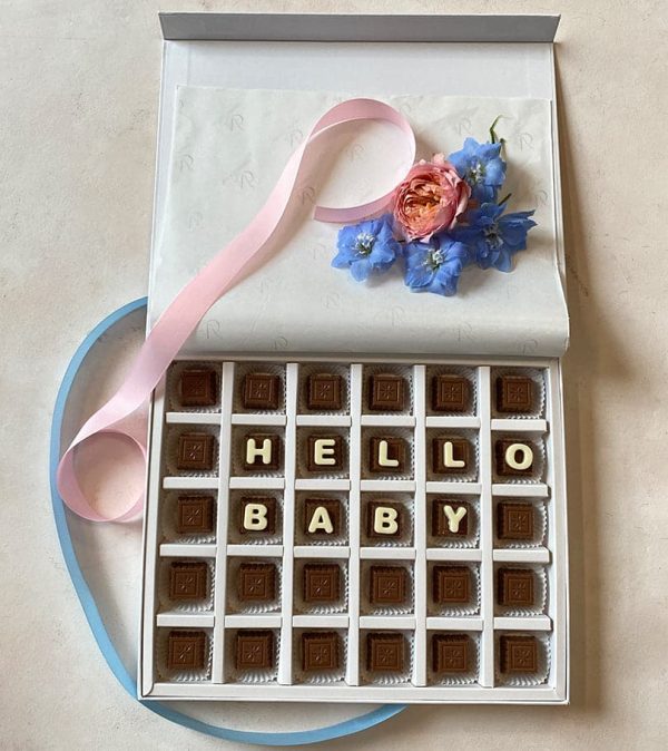 Hello Baby Chocolate Box by NJD - Original Candy & Chocolate