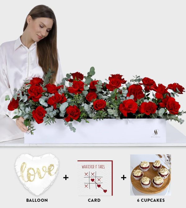 I Love You Bundle (Grande) - Signature Fresh Cut Flowers