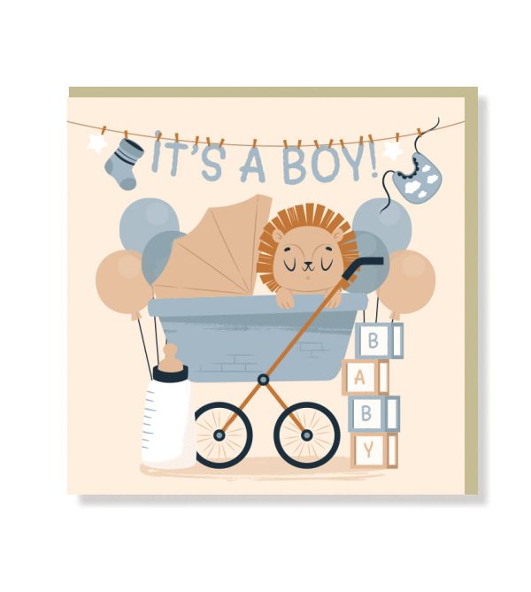 It&apos;s A Boy Premium Card - Original Greeting & Note Cards