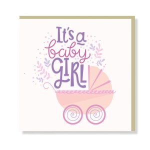 It&apos;s A Girl Premium Card - Original Greeting & Note Cards