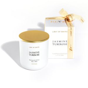 Jasmine Tuberose Candle by Light of Sakina - Original Candles