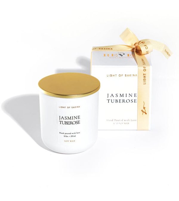 Jasmine Tuberose Candle by Light of Sakina - Original Candles