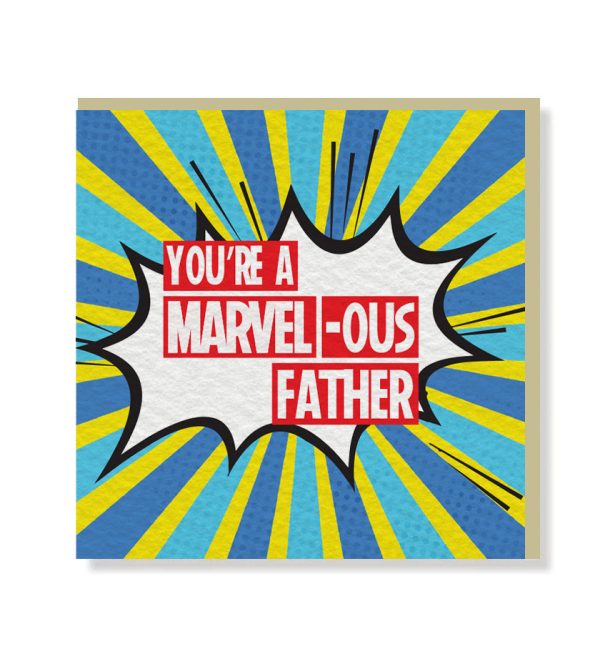 Marvelous Father Card - Original Greeting & Note Cards