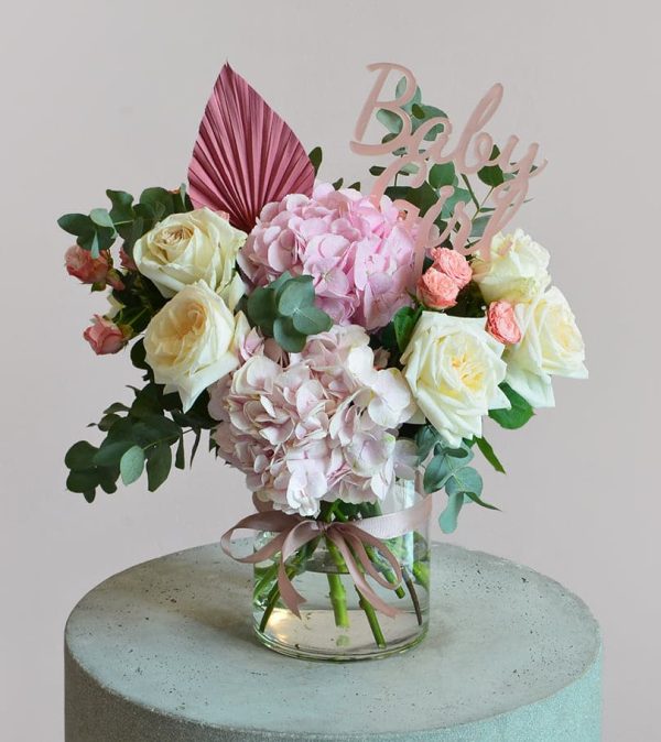 Princess Baby Girl Vase Arrangement - Signature Flowers