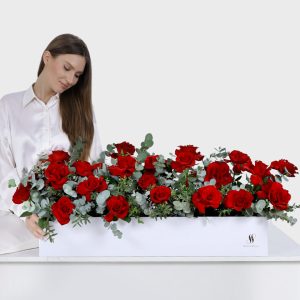 Red Rose Flower Box - Signature Flowers