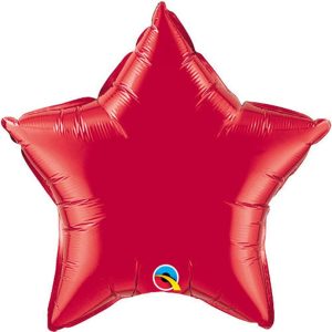 Red Star Foil Balloon - Original Balloons