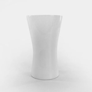 Slender Tall White Vase 25cm - Original Pots and Vases