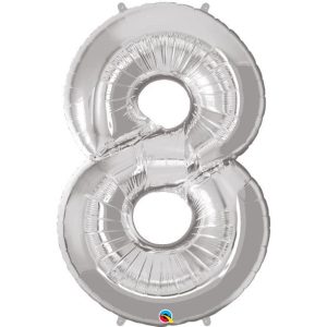 Super Shape Number 8 Foil Balloon - Original Balloons