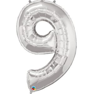 Super Shape Number 9 Foil Balloon - Original Balloons