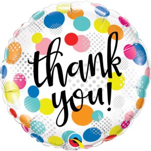 Thank You Dots Upon Dots Foil Balloon - Original Balloons