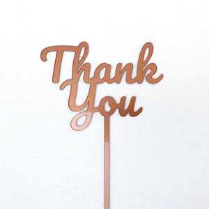 Thank you Topper for Flowers - Original Uncategorized