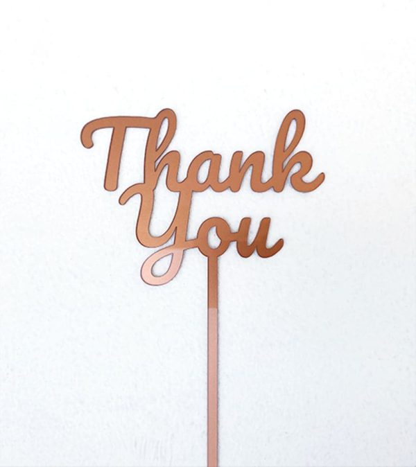 Thank you Topper for Flowers - Original Uncategorized