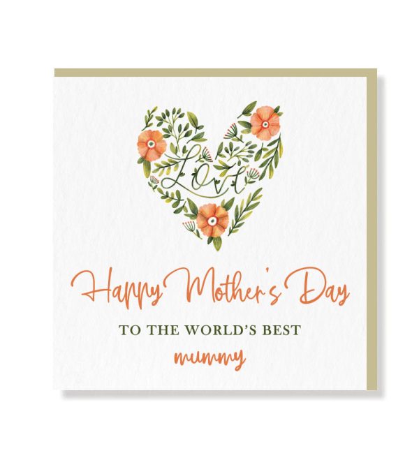 To The World&apos;s Best Mum Premium Card - Original Greeting & Note Cards