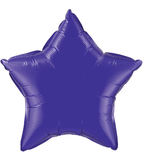 Violet Star Foil Balloon - Original Balloons