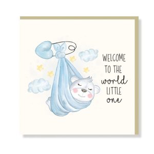 Welcome To The World Little One Premium Card - Original Greeting & Note Cards