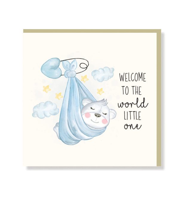 Welcome To The World Little One Premium Card - Original Greeting & Note Cards