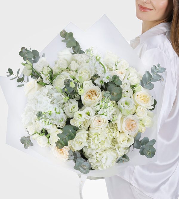 White Purity Bouquet - Wow! Flowers