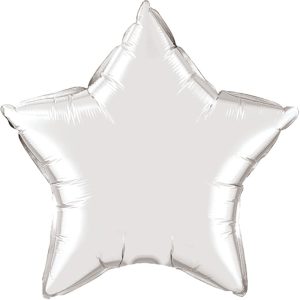 White Star Foil Balloon - Original Balloons